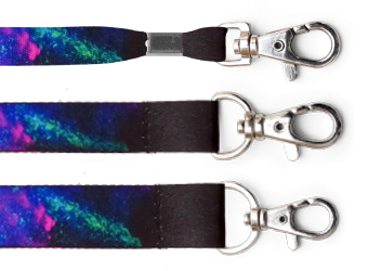 dye sublimation lanyards sizes